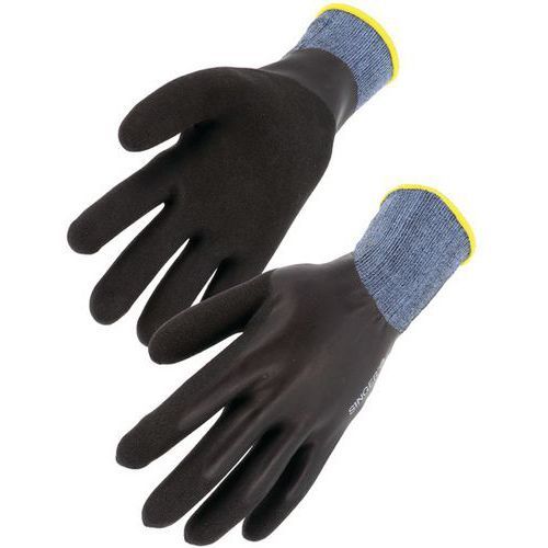 GANTS DE MANUTENTION NYLON ENDUITS LATEX DOUBLE COUCHE T11 - SINGER SAFETY
