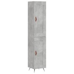 Helloshop26 - Buffet bahut commode armoire meuble de rangement organisateur cuisine salle de séjour salon haut 34,5 x 34 x 180 cm 02_0034252 - 300021_0