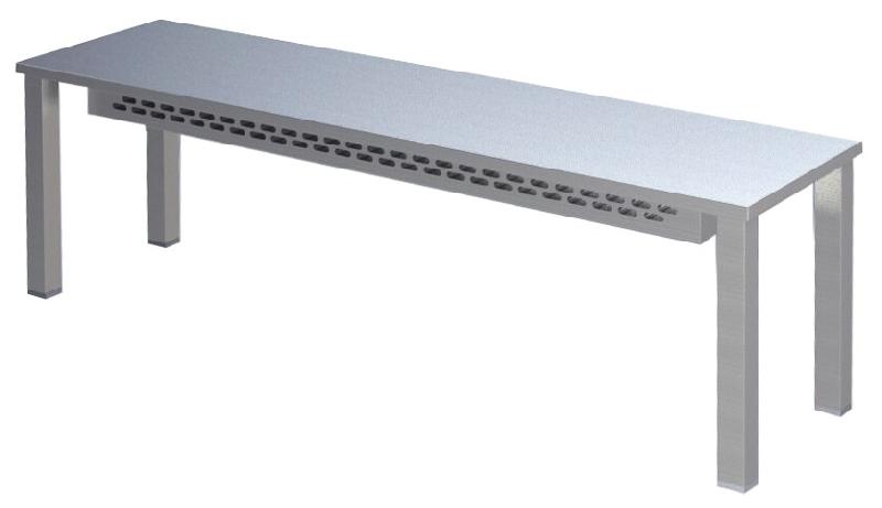 KBS Gastrotechnik KBS Etagère à poser 1400x350x400 mm avec module de chauffage charge maximale 30 kg - 91100113_0