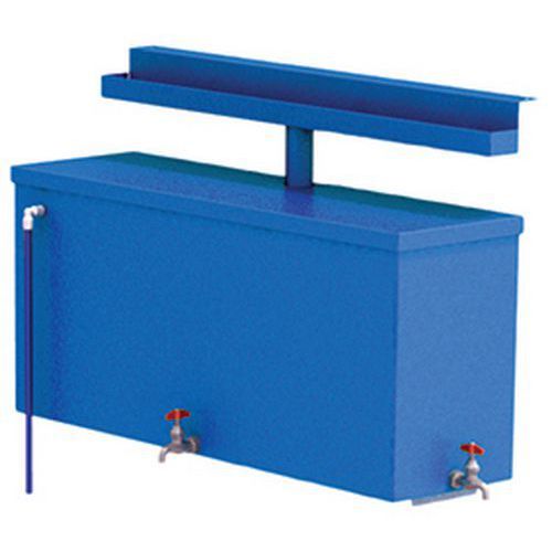 KIT RÉCUPÉRATION EAU 100 L POULAILLER URBECOL ALU BLEU 5015 - URBEMOB