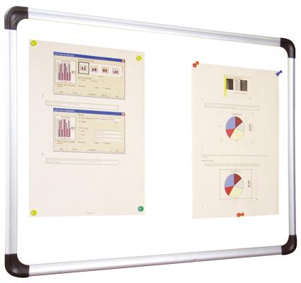 PANNEAU D\'AFFICHAGE ET D\'ÉCRITURE ULMANN ÉMAILLÉ BLANC 60 X 90 CM - MANUTAN COLLECTIVITÉS