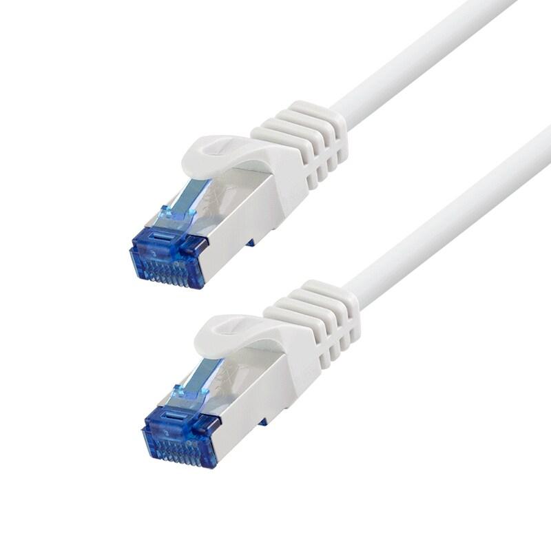 LogiLink Professional Câble patch, Cat. 6A, S/FTP, 3 m, blanc - blanc 4052792020090_0