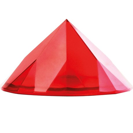 MISE EN BOUCHE JETABLE SOLIA BASE DIAMANT ROUGE (VENDU PAR 200)