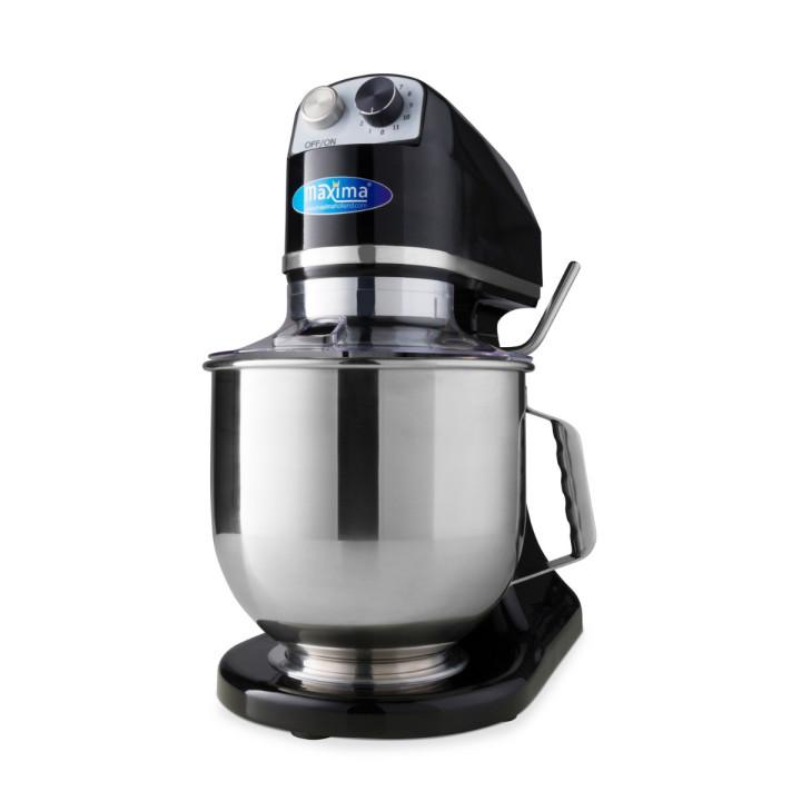 Mixer planétaire professionnel 7 L - 11 vitesses, 2 kg de pâte - noir_0