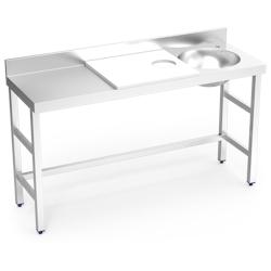 MOBINOX-Table de préparation et de lavage fb bl cuvette droite 1500x500x850 - inox 8434029620826_0