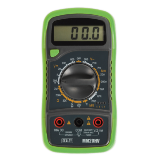 Multimètre polyvalent à usage intensif - mm20hv - écran LCD, sonde de température et test de diodes_0