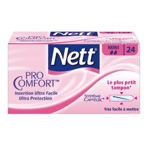 nett tampons digitaux pro confort mini sans applicateur x 24