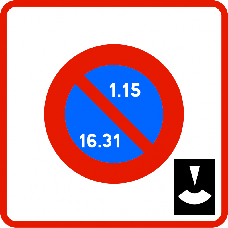 Panneau B6B5 - Entrée zone stationnement alternance et durée limitée avec disque - WP Signalisation_0