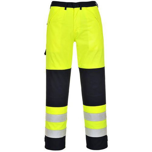 PANTALON HAUTE-VISIBILITÉ MULTIRISQUES FR62 XXL BLEU/JAUNE - PORTWEST