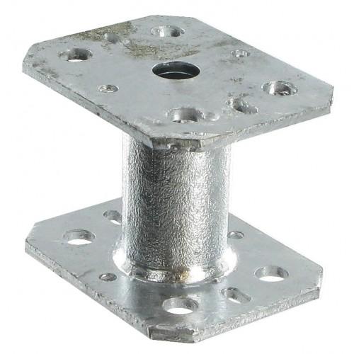 PIED DE POTEAU FIXE - SUR PLATINE - HAUTEUR 70 MM - PPMINI70 SIMPSON STRONG-TIE
