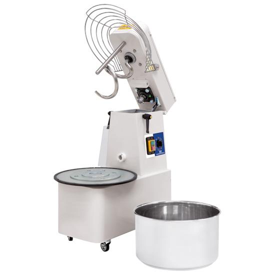 Pétrin à spirale sur roues cuve détachable triphasé avec cuve 22l e... - PCBD0010/PR_0