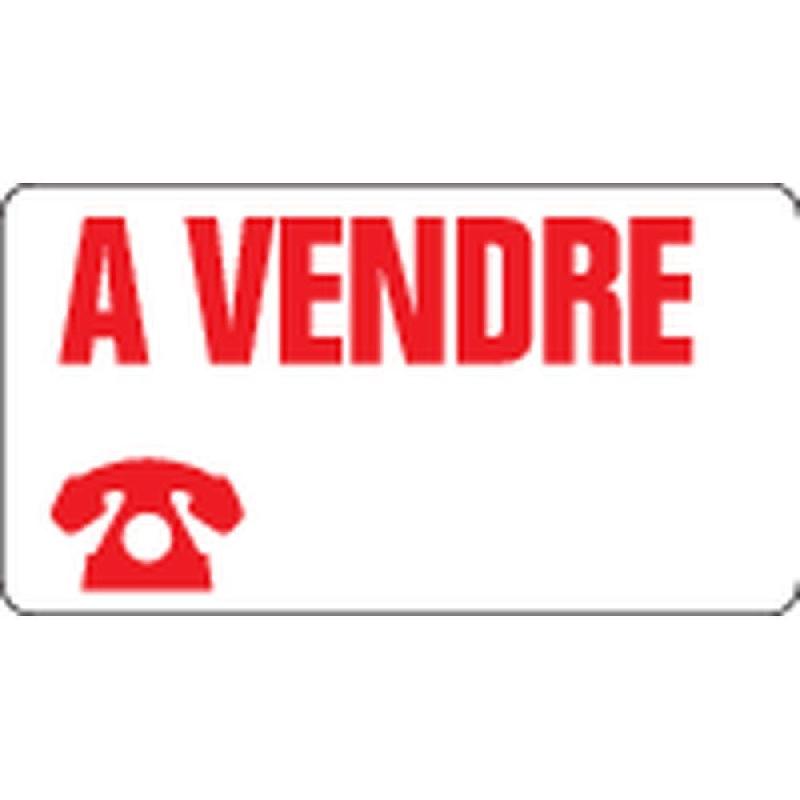 Pictogramme adhésif - Blanc et Rouge - 33x24 cm_0