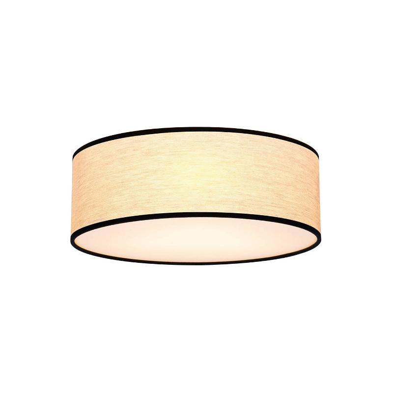 BRITOP PLAFONNIER CAVOS, ABAT-JOUR TEXTILE, NATUR, Ø 38 CM