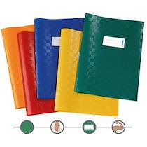 PROTÈGE-CAHIER BAST, FORMAT A4, EN PP, SET DE 5 - LOT DE 6