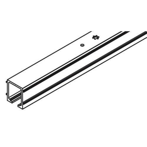 RAIL PORTE COULISSANTE - FIXATION PLAFOND+BANDEAU - 3 M -JUNIOR 80-100 HAWA