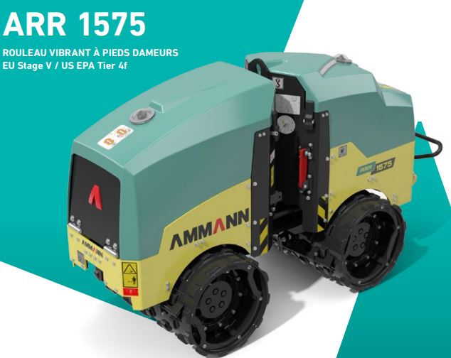 Rouleau vibrant à pieds dameurs EU Stage V / US EPA Tier 4f - Ammann - ARR 1575_0