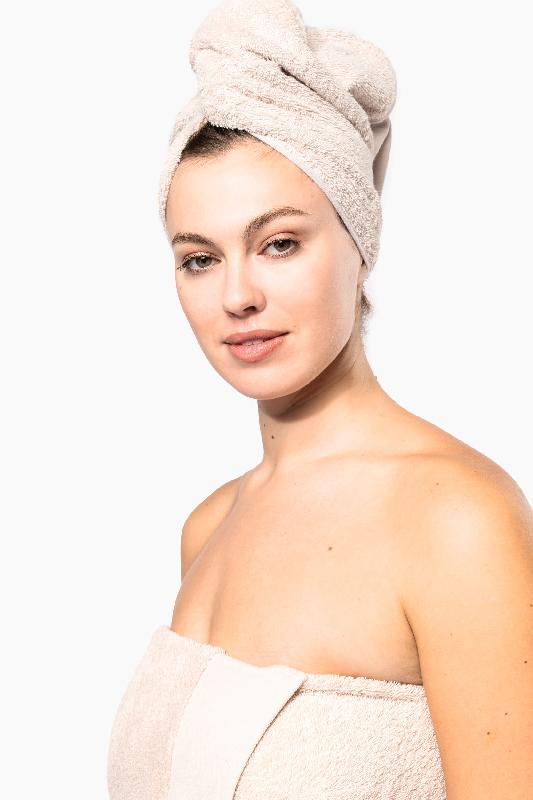 Serviette de toilette Bio Kariban - Réf: K100 - 100% coton biologique, 450 g/m², 100x50 cm_0