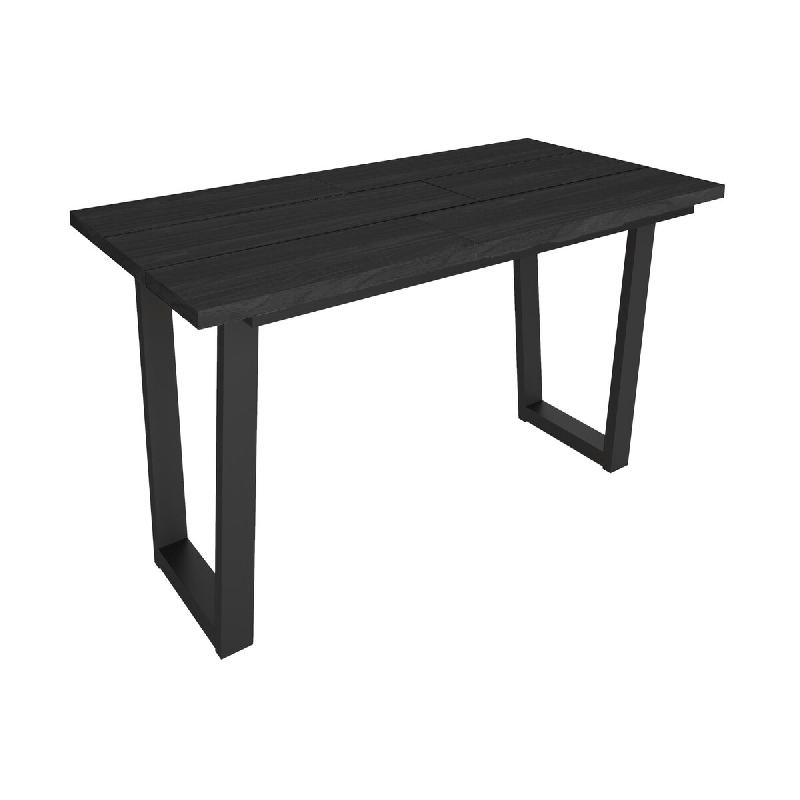 SKRAUT HOME Table à manger, 194x90x74 cm, Pour 10 personnes, Meubles de Salon, Noir - noir Bois manufacturé 542_4_0