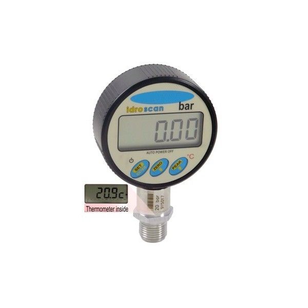 Sm-idroscan - Manomètre numérique haute précision 1 à 2000 bar - Sensel Measurement avec datalogger et protection IP65_0
