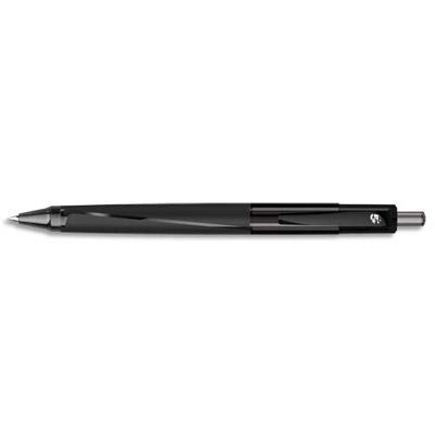 STYLO A BILLE RETRACTABLE 1ER PRIX - POINTE MOYENNE - GRIP DE PREHENSION  - NOIR