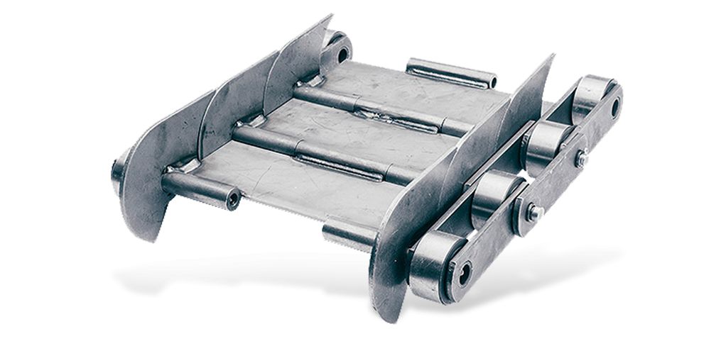 T100 - Bandes transporteuses métalliques AL Industrie - Pas de 100 mm, tailles de 100 à 1500 mm_0