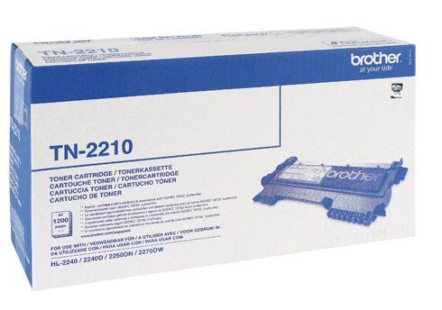 TONER BROTHER TN2210 NOIR POUR IMPRIMANTE LASER - TONER AUTHENTIQUE
