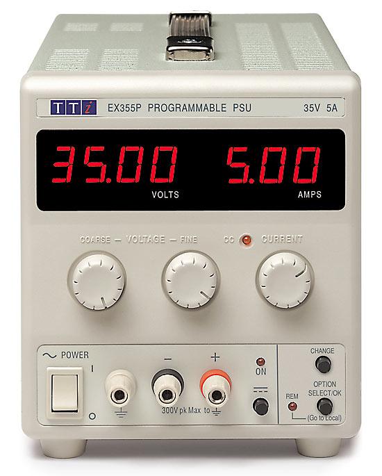 ALIMENTATION SIMPLE DC PROGRAMMABLE, TECHNOLOGIE MIXTE LINÉAIRE/DÉCOUPAGE, 175W, 35V/ - TTIEX355P