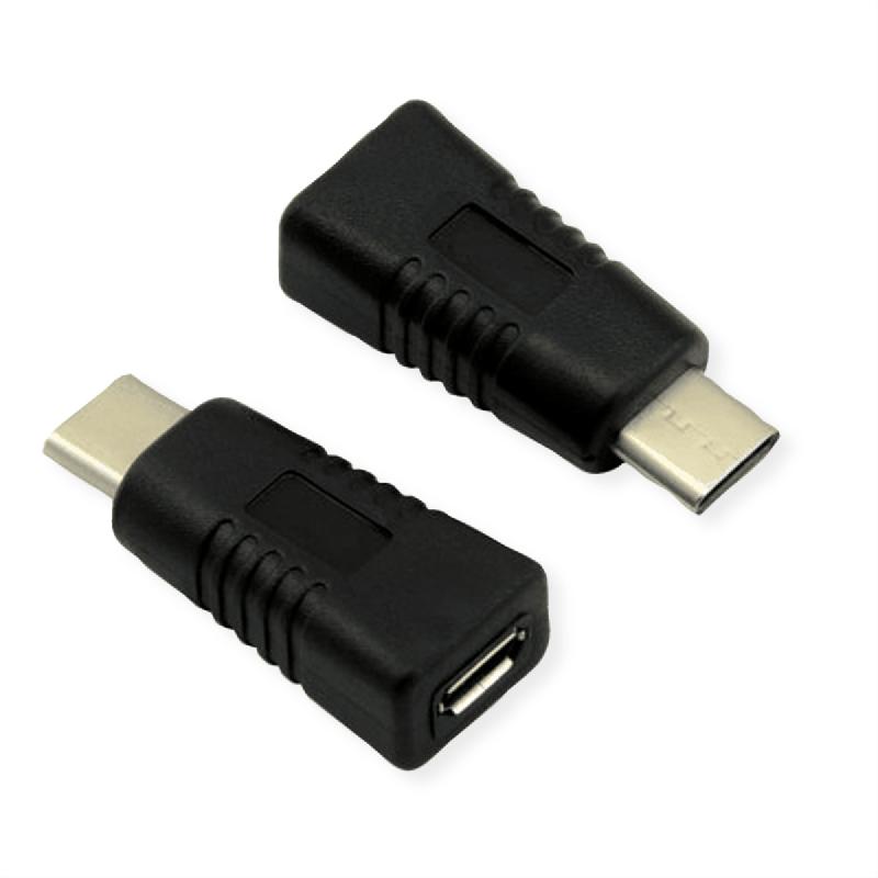Value adaptateur usb 2.0, type c - microb , m/f, otg_0
