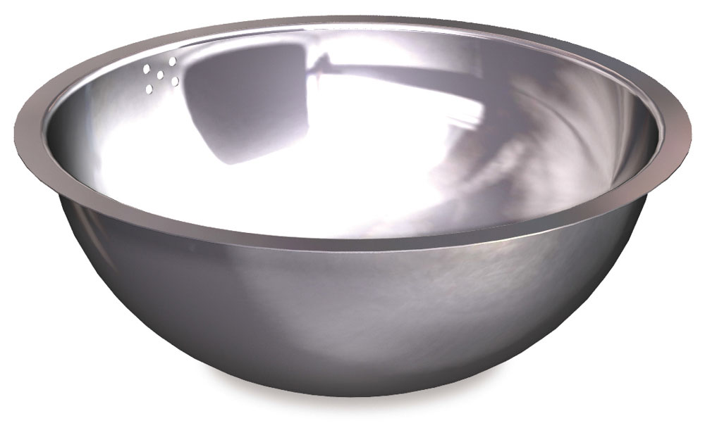 VASQUE INOX SEMI SPHÉRIQUE