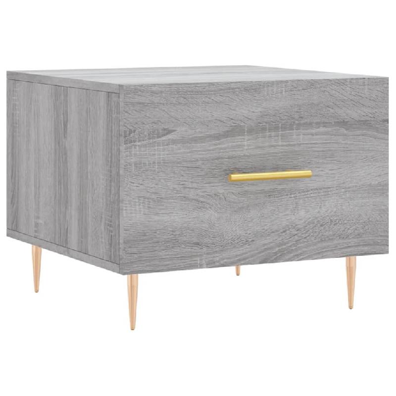VidaXL Table basse Sonoma gris 50x50x40 cm Bois d'ingénierie Modèle Aero Select Élite - 829376_0