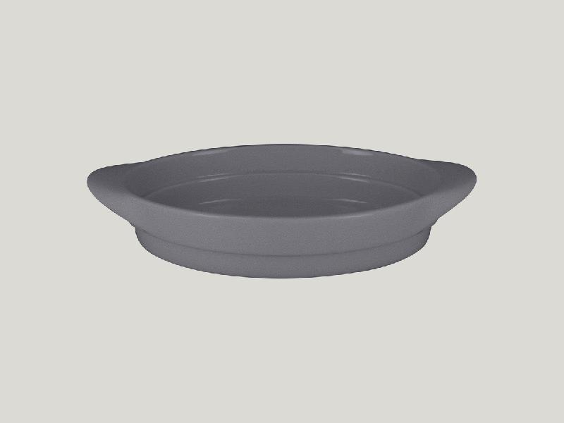 PLAT OVALE GRIS PORCELAINE 26X17,5 CM CHEFS FUSION RAK