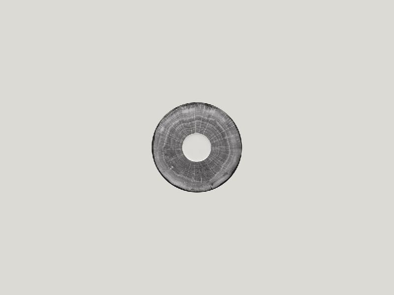 SOUS TASSE À EXPRESSO GRIS PORCELAINE Ø 13 CM WOODART RAK
