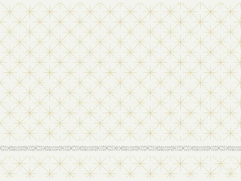 SET DE TABLE BLANC NON TISSÉ 30X40 CM GLITTER BLANC DUNI (100 PIÈCES)