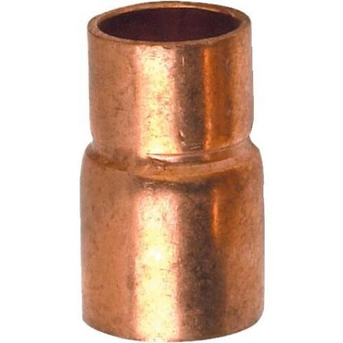 10 X MANCHON CUIVRE RÉDUIT F/F 240CU - À SOUDER - DIAMÈTRE 14/12 MM BRICOZOR