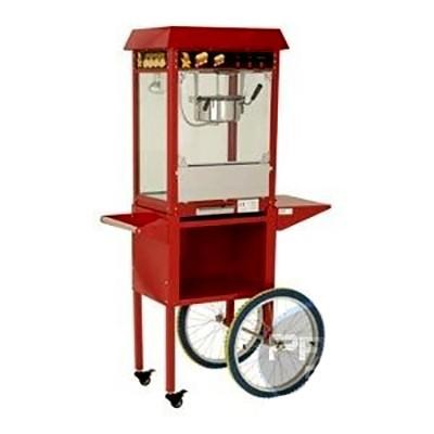 Machine à pop-corn avec chariot