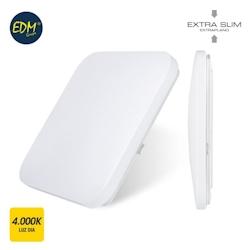 Applique Led Extra plate 24W 4000K 37,5X37,5X7,1Cm Edm - 8425998325256_0