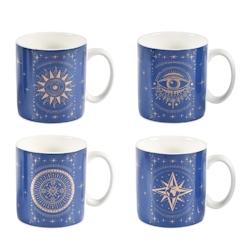 Aulica Mugs Astres - lot de 4 - bleu 207101_0