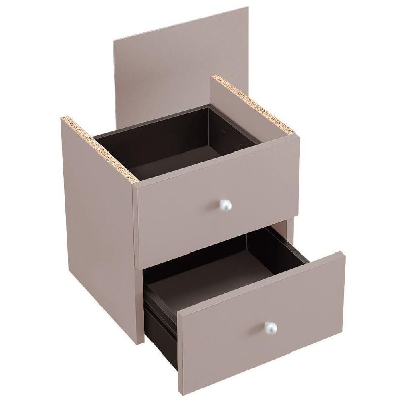 BLOC TIROIRS MULTICASES COLOR - ALUMINIUM (LOT DE 2)