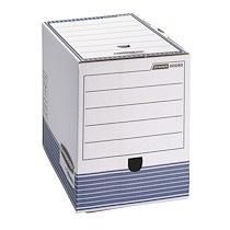 BOITES ARCHIVES BANKERS BOX BY FELLOWES CARTON BLEU DOS 20 CM - LOT DE 10
