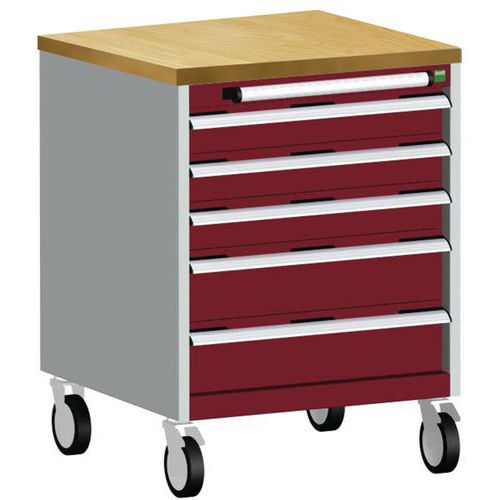 BOTT 1 ARMOIRE À TIROIRS ROULANTE CUBIO SLR-667-5.3 - BOTT