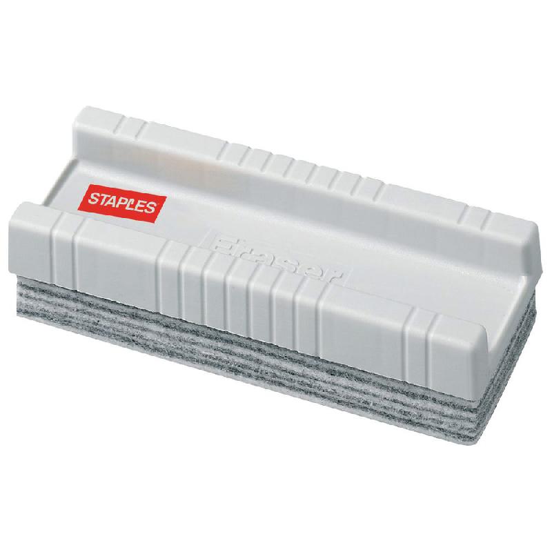 BROSSE POUR TABLEAU BLANC AVEC LAMELLES DETACHABLES - PLASTIQUE - GRIS