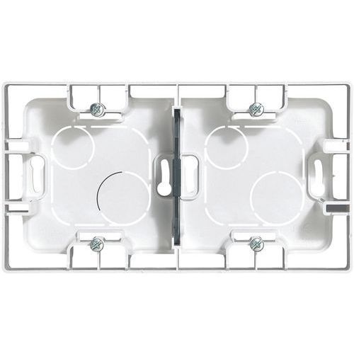 CADRE SAILLIE 2 POSTES BLANC NILOÉ 1595X885MM - LEGRAND
