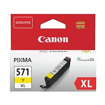CANON CLI571 XL CARTOUCHE HAUTE CAPACITÉ JAUNE POUR IMPRIMANTE JET D'ENCRE
