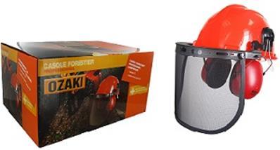 Casque forestier complet - conforme aux normes EN352-3, EN1731S, EN397 - avec anti bruit 25db et visière grillagée_0