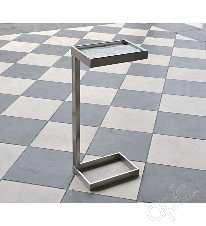 Cendrier sur pied - Vizio - métal moderne avec plateau de sable amovible et couleur personnalisable_0