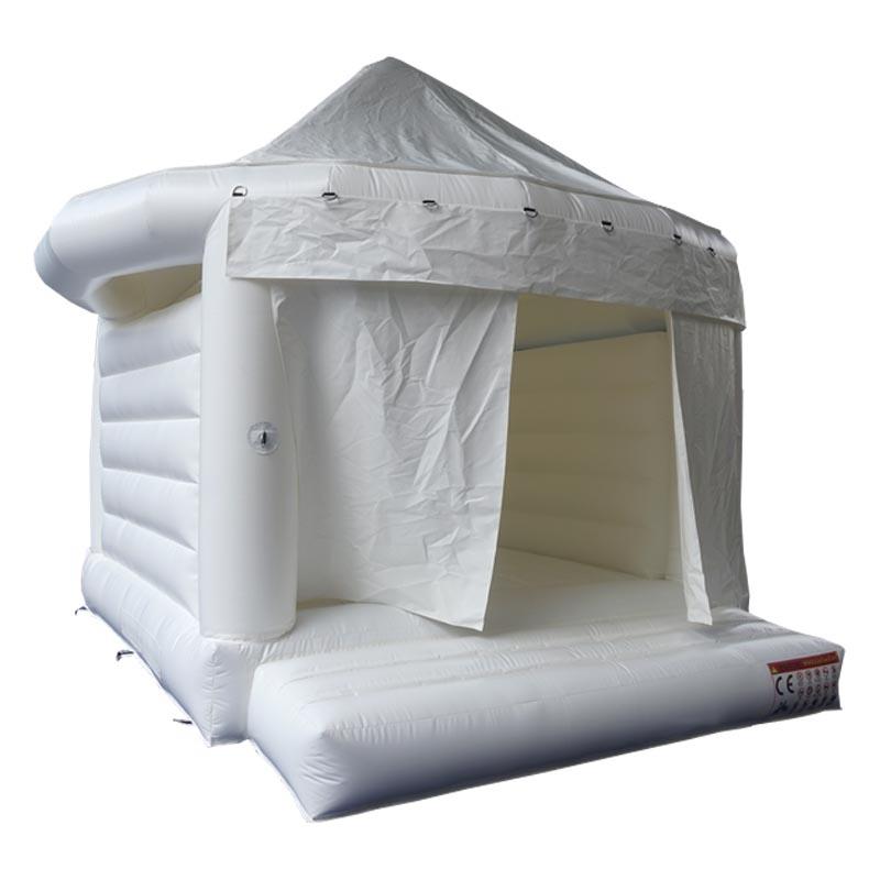 Château gonflable de Mariage arrondi - Réf.BNC38-LI - Dimensions 4x3x2,5m - Sécurité CE EN 14960_0