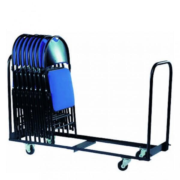 Chariot stockage vertical pour chaises Epoxy noir_0