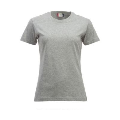 Clique t-shirt femme gris chiné xs_0