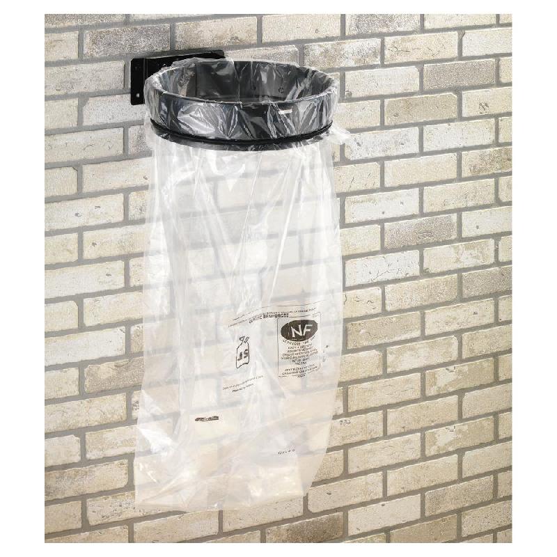 COLLECTEUR DE DECHETS MURAL ROSSIGNOL SANS COUVERCLE - 110L GRIS