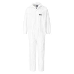Combinaison de protection chimique BIZTEX MICROCOOL SMS 56 (x 50) blanc T.L Portwest - blanc plastique polypropylène 15036108668936_0